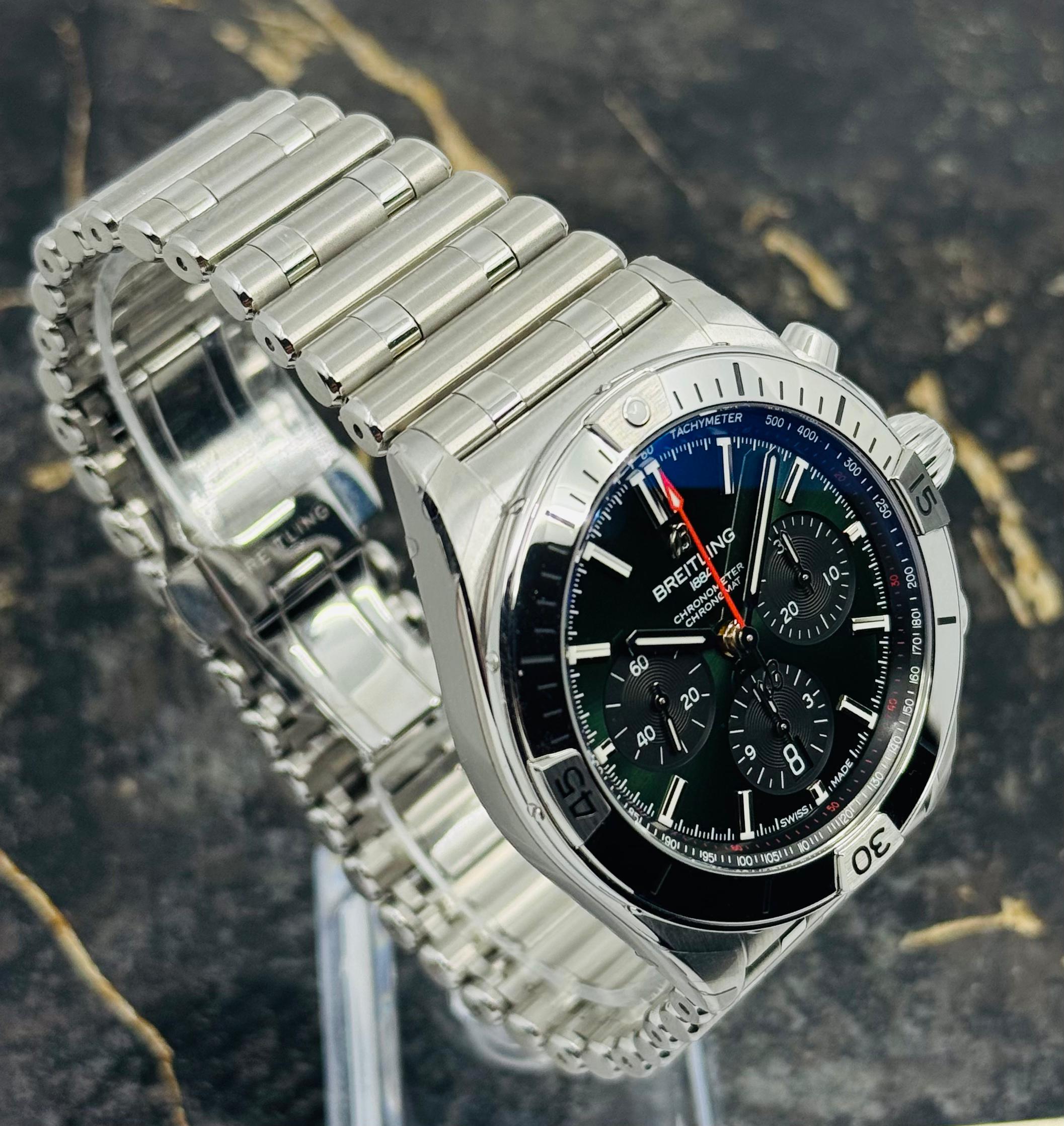 Breitling Chronomat B01 Stainless Steel Bracelet 42mm Men's Watch