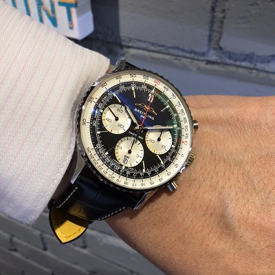 Breitling Navitimer B01 Chronograph 41 Black Dial And Strap Men’s Watch