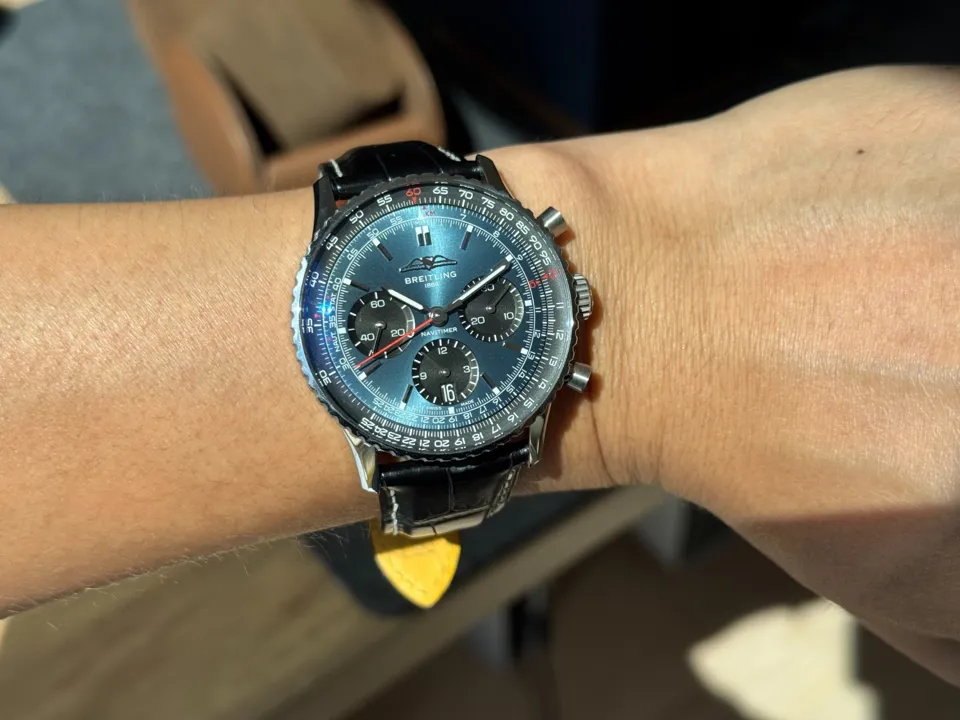 Breitling Navitimer B01 Chronograph 41 Blue Black Dial Men’s Watch